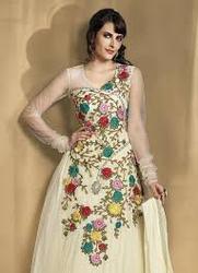 Manufacturers Exporters and Wholesale Suppliers of Embroidery Anarkali Suit District Bareilly Bareilly - 243201, Uttar Pradesh Rajasthan